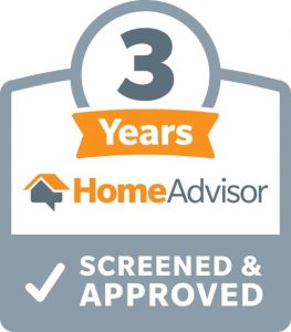 Home Advisor screened & approved 3 years badge